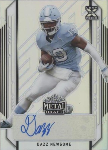 2021 Leaf Metal Draft Dazz Newsome #BA-DN1