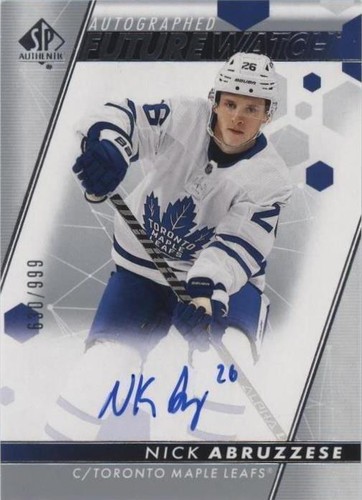 2022-23 SP Authentic - Nicholas Abruzzese #127