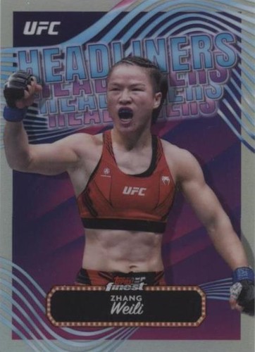 2024 Topps Finest UFC - Zhang Weili #HDL-20