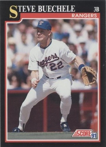 1991 Score - Steve Buechele #257