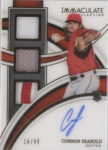 2022 Panini Immaculate Collection - Connor Seabold #RTMS-CS