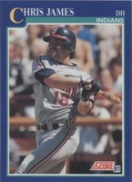 1991 Score - Chris James #491
