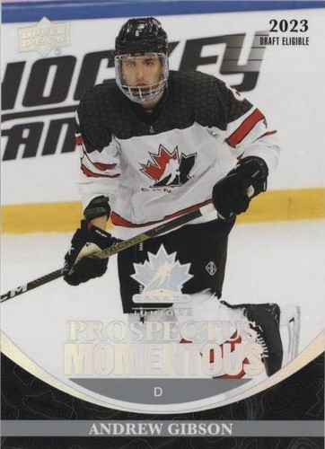 2023 Upper Deck Team Canada Juniors - Andrew Gibson #PM-9