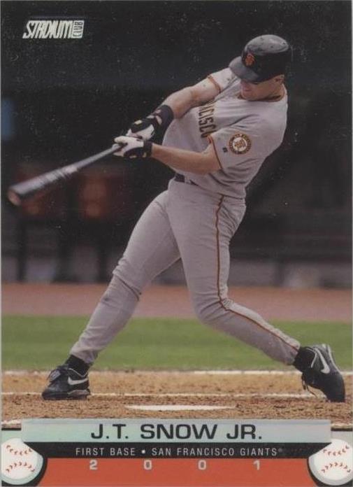 2001 Topps Stadium Club - J.T. Snow #82