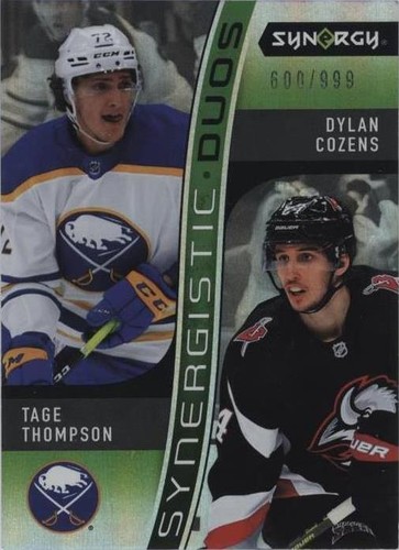 2023-24 Upper Deck Synergy - Dylan Cozens Tage Thompson #SD-4