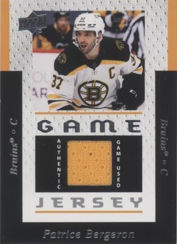 2021-22 Upper Deck Series 1 - Patrice Bergeron #GJ25-PB