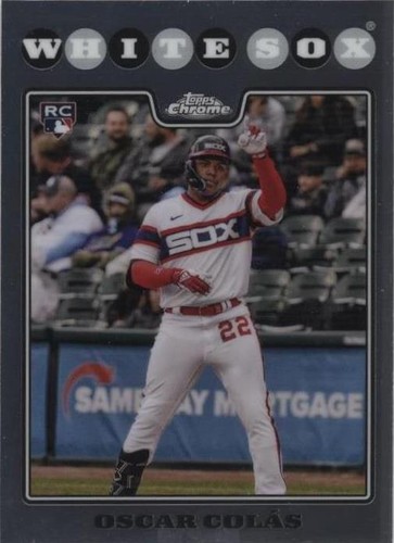 2023 Topps Chrome Lids Mitchell & Ness - Oscar Colas #08-5