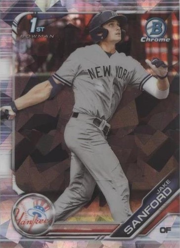 2019 Bowman Chrome Draft Sapphire Edition - Jake Sanford #BDC-82