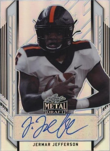 2021 Leaf Metal Draft Jermar Jefferson #PA-JJ2