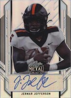 2021 Leaf Metal Draft Jermar Jefferson #PA-JJ2