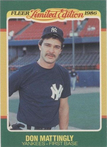 1986 Fleer Limited Edition Baseball Superstars - Don Mattingly #27