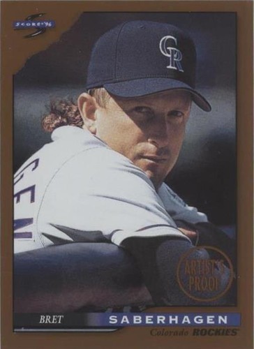 1996 Score - Bret Saberhagen #17