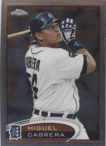 2012 Topps Chrome - Miguel Cabrera #130