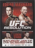 2015 Topps UFC Chronicles - Brian Stann Chris Leben Frankie Edgar #FPR-UFC 125