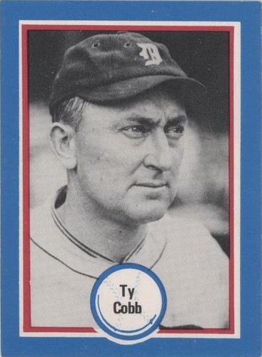 1976 Shakey's Baseball's Hall of Fame - Ty Cobb #1