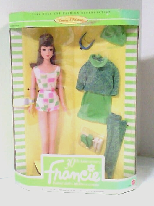 Francie~Barbie Doll Friend~30th Anniversary~NIB~Limited Francie~Barbie Doll Friend~30th Anniversary~NIB~Limited