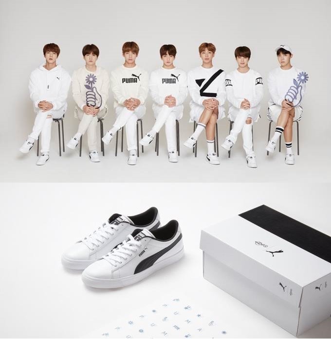 bts puma court star