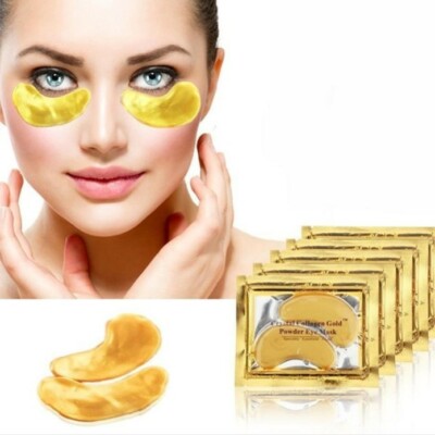 Under Eye Collagen Mask- 16 Pairs- 24K Gold Moisturizing Anti-Aging Mask.