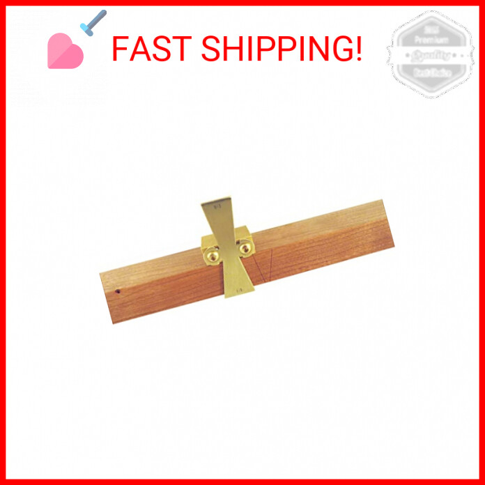 Taytools Solid Brass Dovetail Marking Jig Dovetail Marker for Stock up to 1