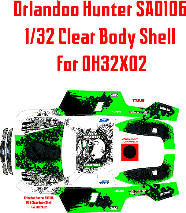 Orlandoo Hunter OH32X02 Kit - 1/32 RC Trophy Truck