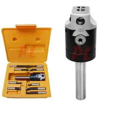 2 Boring Heads With Straight Shank & 9-Piece 1/2" Boring Bar Set – Metal Lathe Tooling