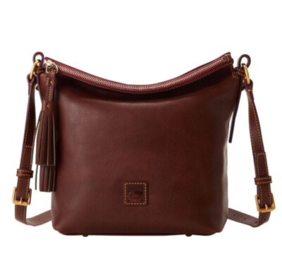 Dooney & Bourke Florentine Selina Crossbody Shoulder Bag Chestnut Color