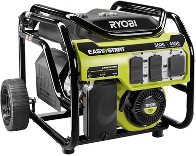 Ryobi Portable Generator 3,600-Watt 212 cc Gas Powered Auto Voltage Regulator