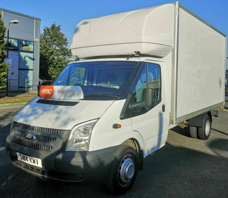 FORD TRANSIT LUTON 2.2TDCI TAIL LIFT LARGE BOX REMOVAL VAN XLWB E/F