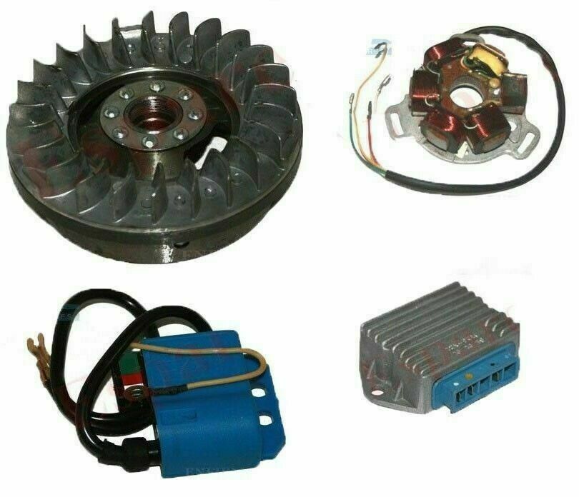 Lambretta GP 200 Flywheel Electronic Ignition Kit Large Cone 12V Stator 