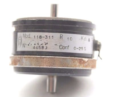 HIGH ACCURACY POTENTIOMETER SAGEM 10K OHM 5%W/O ON/OFF NOS 1PC. CA304U1F290617