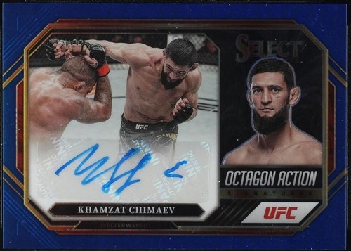 2023 Panini Select UFC - Khamzat Chimaev #OA-KCM
