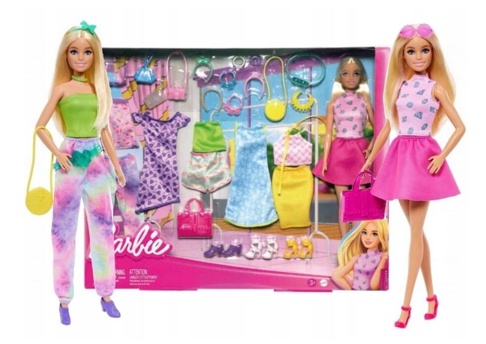 Barbie TRAVEL と衣装セット Barbie Doll Full Traveling Accessories Malibu Travel Set