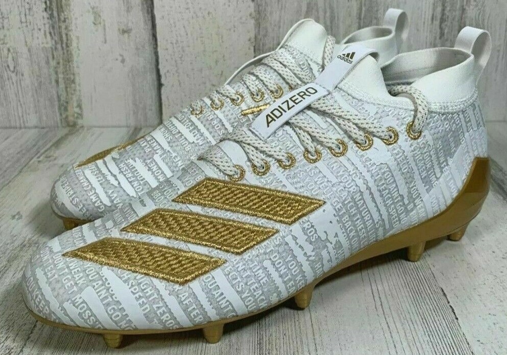 adidas“adizero 5 STAR 8.0“ホワイト/ゴールド Lサイズ Adidas