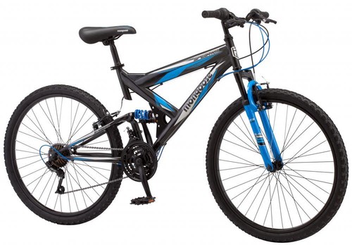 Men's Mountain Bike Mongoose 26" Spectra Outdoor Rides Smooth New Cycle Sport