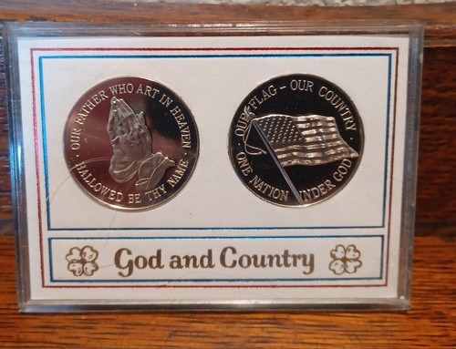 Franklin Mint God And Country Coins/Medals Set Of 2 | eBay