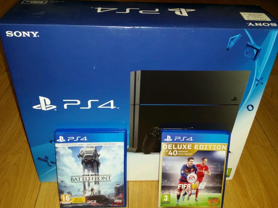 PS4 Console with Fifa 16 + Battlefront in Talke, Staffordshire Gumtree