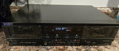 Vintage Sony Tc-wr900 Stereo Cassette Deck Dual Cassette