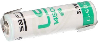 Lithium 3,6V Batterie LS14500 AA Zelle Lötfahne Z-Form Mignon