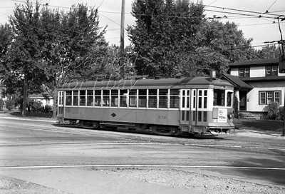 Sep 1952 TMER&T Milwaukee Trolley #979 ORIGINAL PHOTO NEGATIVE-Railroad