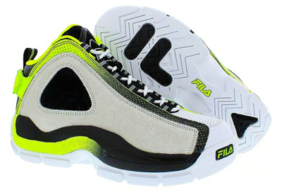 Fila Men's Grant Hill 2 1BM01887-116 White/Blk/Alim Size 9.5