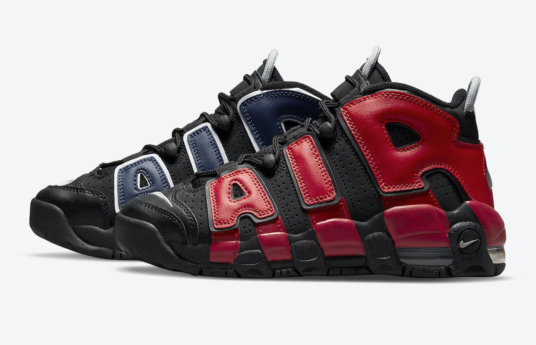 Nike Air More Uptempo '96 GS Split Black Red Bred DM0017-001