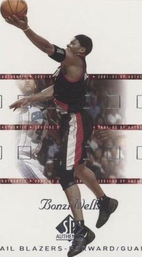 2001-02 SP Authentic - Bonzi Wells #71