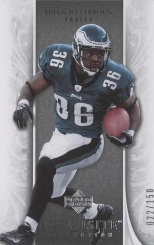2006 Upper Deck Exquisite Collection Brian Westbrook #46