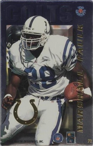 1996 Pro Magnets Marshall Faulk #78