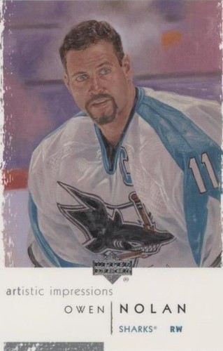 2002-03 Upper Deck Artistic Impressions - Owen Nolan #75