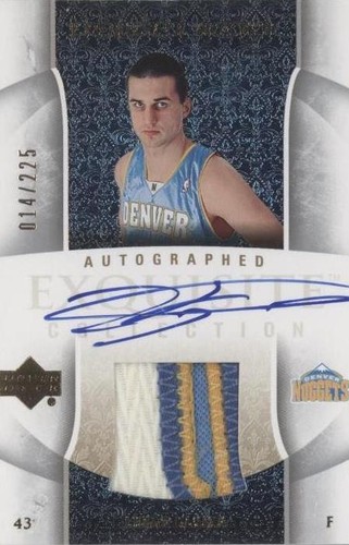 2005-06 Upper Deck Exquisite Collection - Linas Kleiza #67-AP