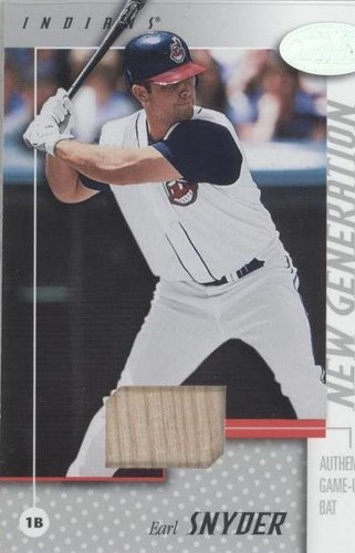 2002 Leaf Certified - Earl Snyder #170