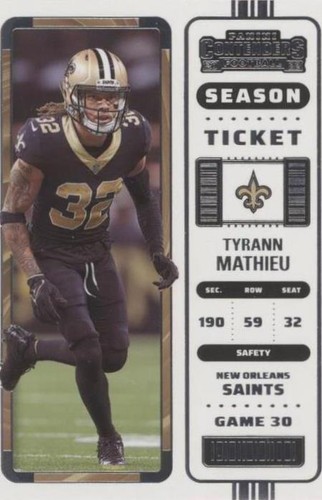2022 Panini Contenders Tyrann Mathieu #65