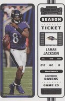 10枚限定 Contenders Optic ラマー・ジャクソン PSA 8 2022 Panini Contenders Optic Lamar Jackson #XO-10 for sale