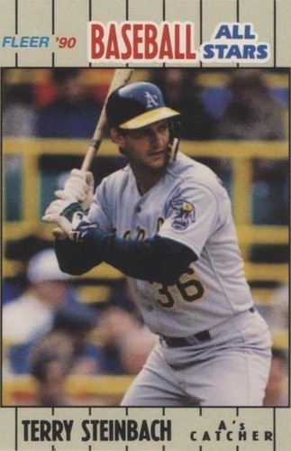 1990 Fleer Baseball All Stars - Terry Steinbach #38